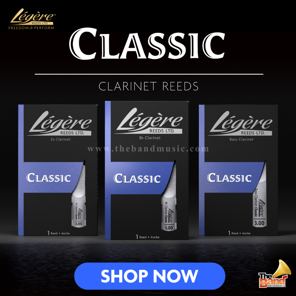 LEGERE GERMAN CUT CLASSIC BbCLARINET REEDS ลิ้นพลาสติกสำหรับ บีแฟล็ต คลาริเน็ต