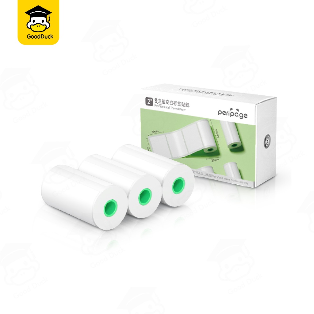 สติกเกอร์ความร้อน Peripage 56x30 ไดคัท 52x30mm 1แพ็ค 3ม้วน สติกเกอร์ ลาเบล ฉลากสินค้า ไม่ใช้หมึก - รูปที่ 5