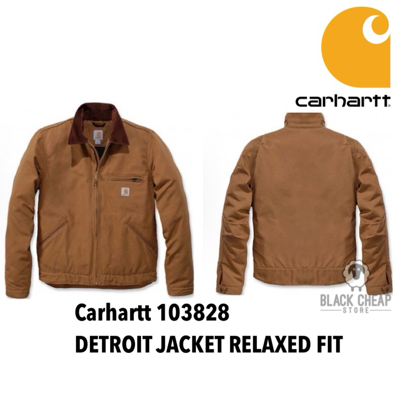 พร้อมส่ง (ของแท้ 100%) Carhartt 103828 DETROIT JACKET RELAXED FIT แบบหนา (Winter)