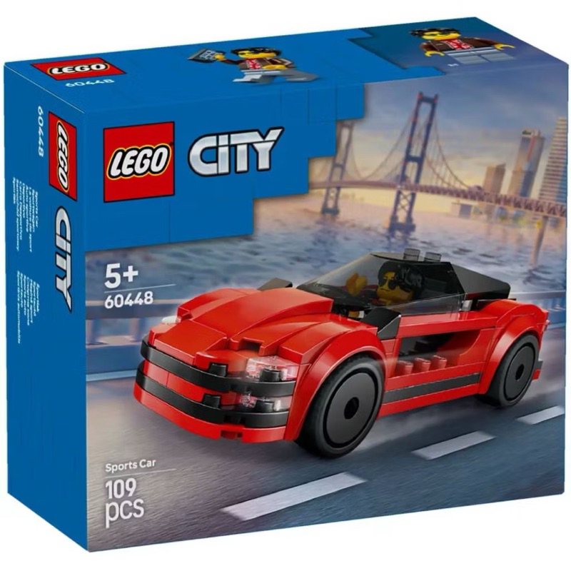 (ส่งด่วนภายในวันได้) Lego City 60448 Red Sports Car