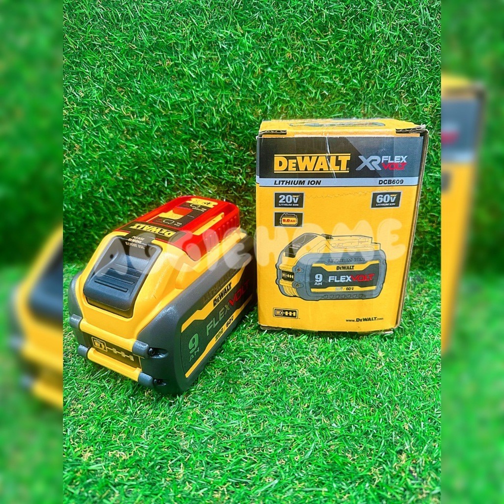 DEWALT แบตเตอรี่ รุ่น DCB 609 / Li-ion Flexvolt / 20V / 60V / 9.0 Ah / แบตเตอรี่ลิเธียมไอออน