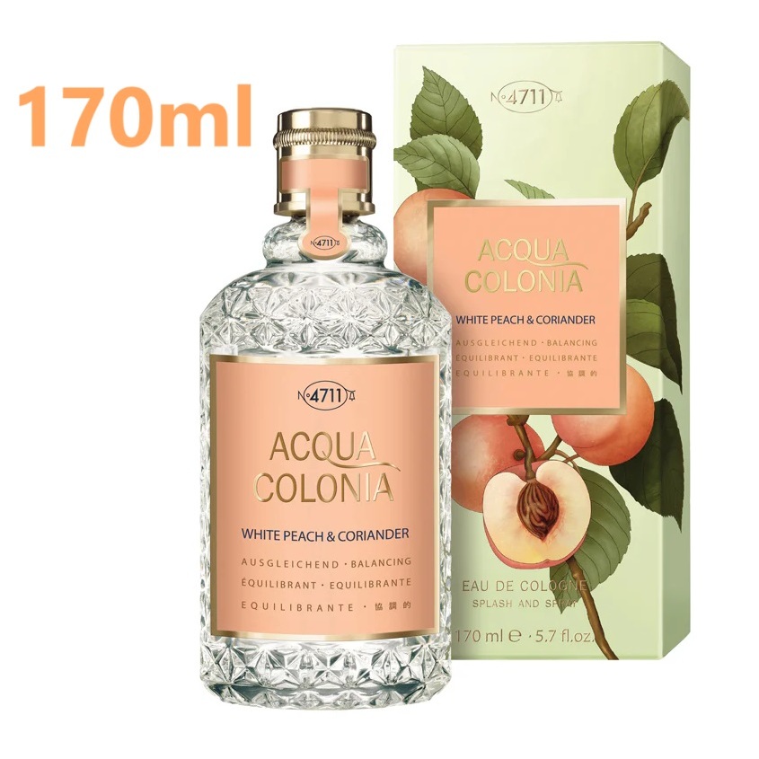 No 4711 ACQUA COLONIA WHITE PEACH & CORIANDER EDC 170ML