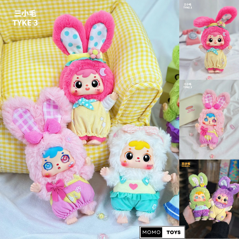 ยกบ็อก(6 ตัว) โค้ดแฟชั่นลด30% พร้อมส่งในไทย SAMUEL TYKE3 พวงกุญแจ พวงกุญแจ เลื่อนตาได้ น่ารักม