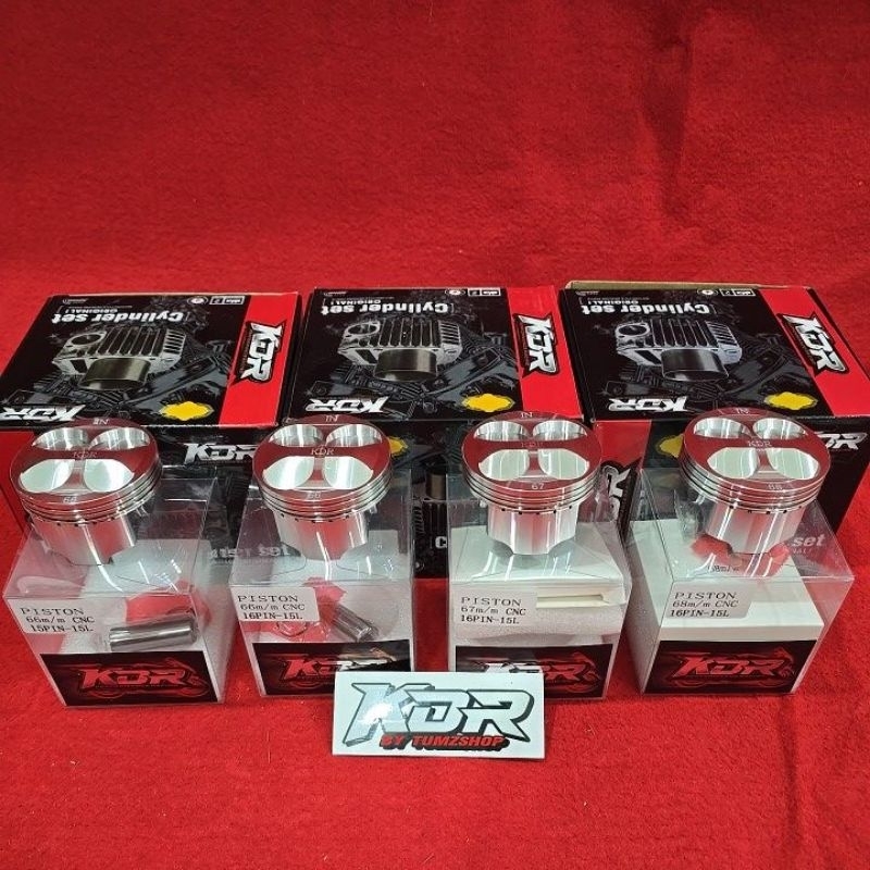 ลูกสูบ KDR สลัก15/16 พร้อม ปาดหัว+หลบวาว CNC  ตามสเป็ค 200Gps 66-67-68-70-72-74มิล