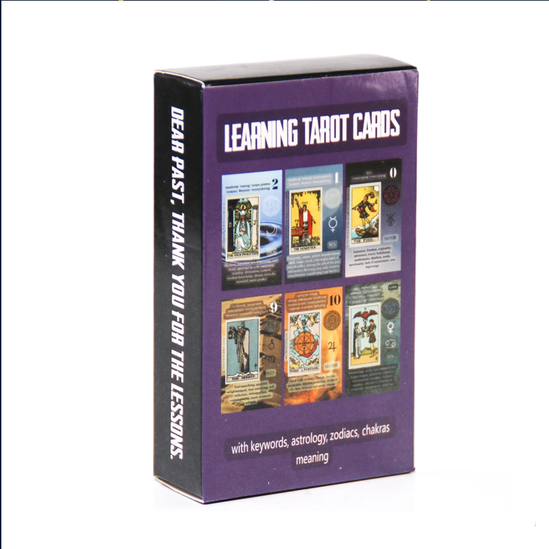 ไพ่ยิปซี ไพ่ทาโรต์ (พร้อมส่ง🇹🇭) New 78 Deck Learning tarot cards ไพ่ยิปซีการ์ตูนน่ารัก