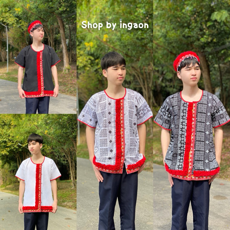 เสื้อดอยผู้ชาย รุ่นเเต่งไหมพรม(มีไซส์S-10XL)เสื้อพื้นเมืองผู้ชาย