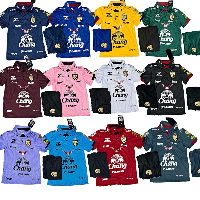 ชุดฟุตบอลชุดกีฬาเด็กชายหญิงผ้าโพลีเอสเตอร์ชุดกีฬาเด็กเล็กเด็กโต