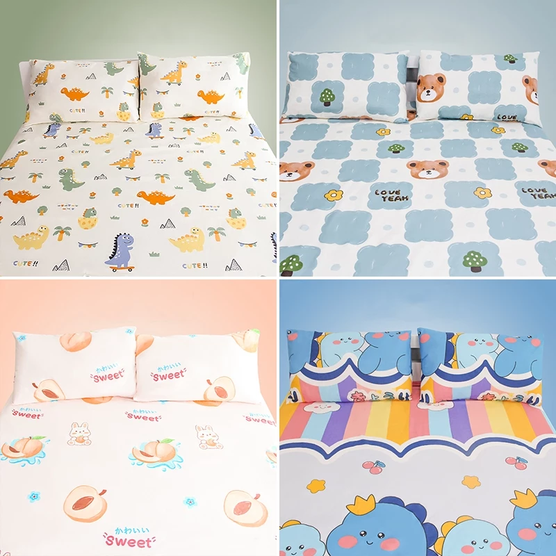 ชุดเครื่องนอนลายดอกไม้สีดำคละสี Kan / 360 องศา