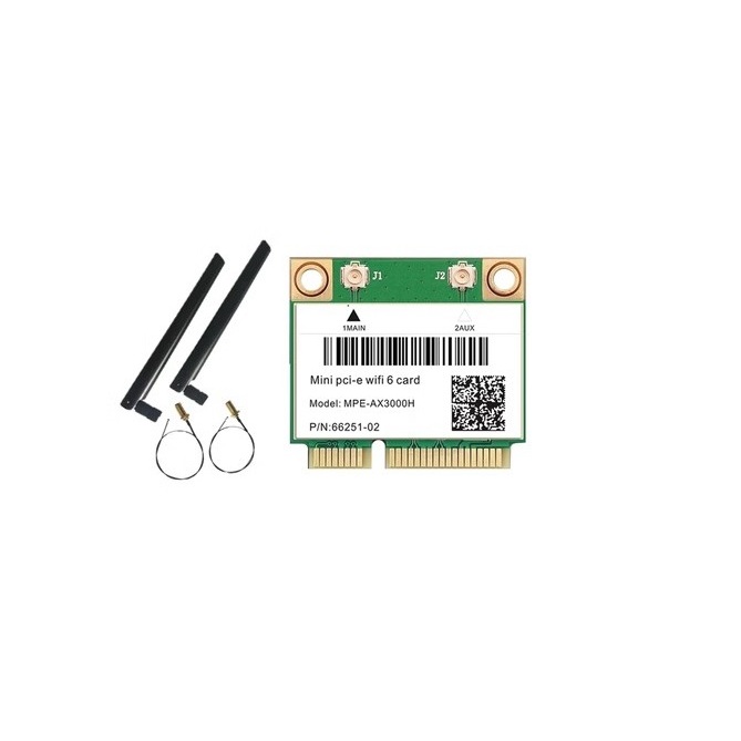 Intel AX210 Wifi 6E Tri Band 5374Mbps MPE-AXE3000H Wireless Mini PCI-E Wifi Card Bluetooth 5.3 802.1