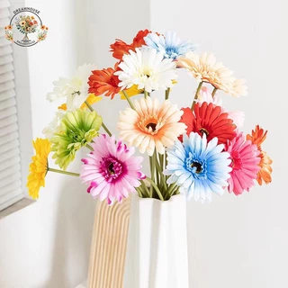 ดอกไม้ประดิษฐ์ ดอกเยอบีร่าปลอม เยอบีร่าปลอม เยอบีร่า สําหรับตกแต่งบ้าน