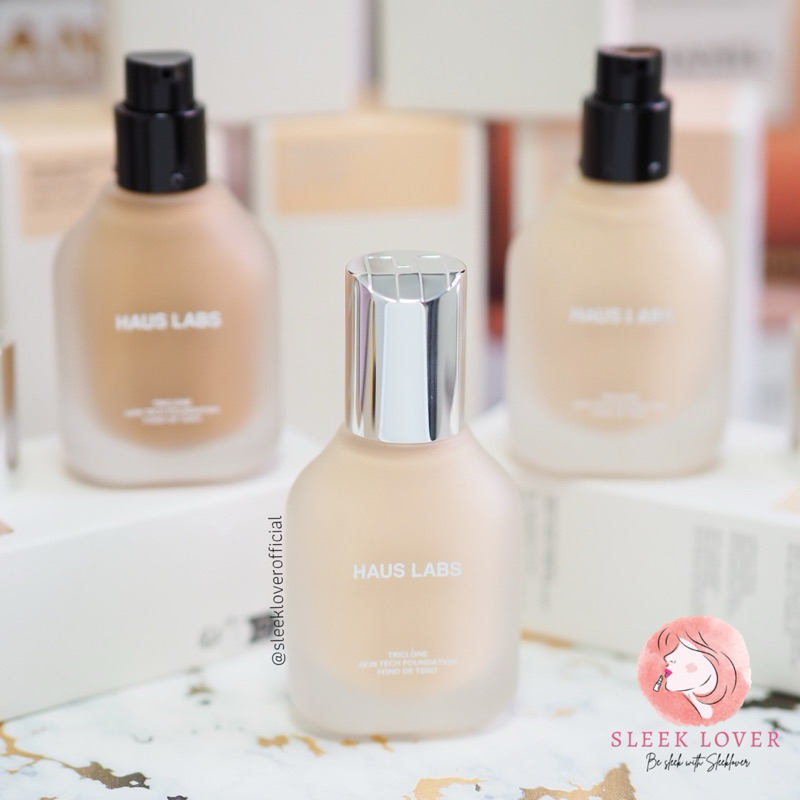 [เหลือ 1,463.- "เก็บโค้ดทักแชท"] 🔻พร้อมส่ง&แท้🔻 HAUS LAB TRICLONE SKIN TECH MEDIUM COVERAGE FOUNDATION 30 ml.