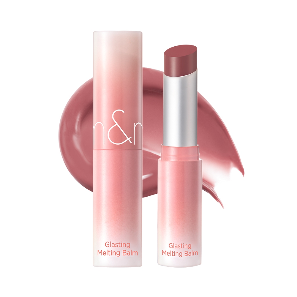ROM&ND GLASTING MELTING BALM 12 VEILED ROSE 3.5g โรแมน รูปที่ 2