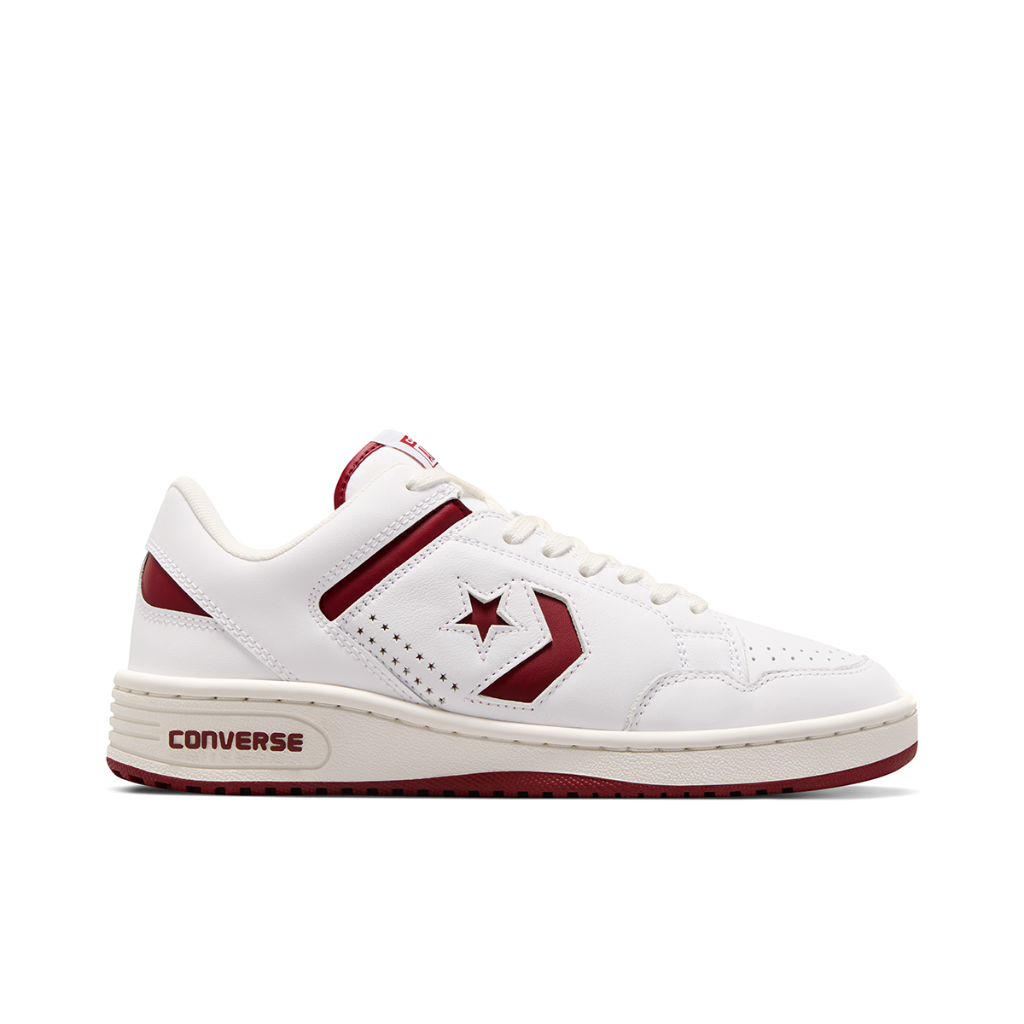 CONVERSE รองเท้า WEAPON SEASONAL COLOR OX WHITE/RED ผู้ชาย A12744CM_S5WTRE
