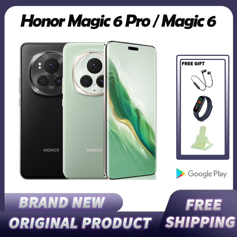 Honor magic 6 / Honor magic 6 Pro Snapdragon 8 Gen 3 120Hz OLED 80W 5600 mAh MagicOS 8 66W Wired Cha