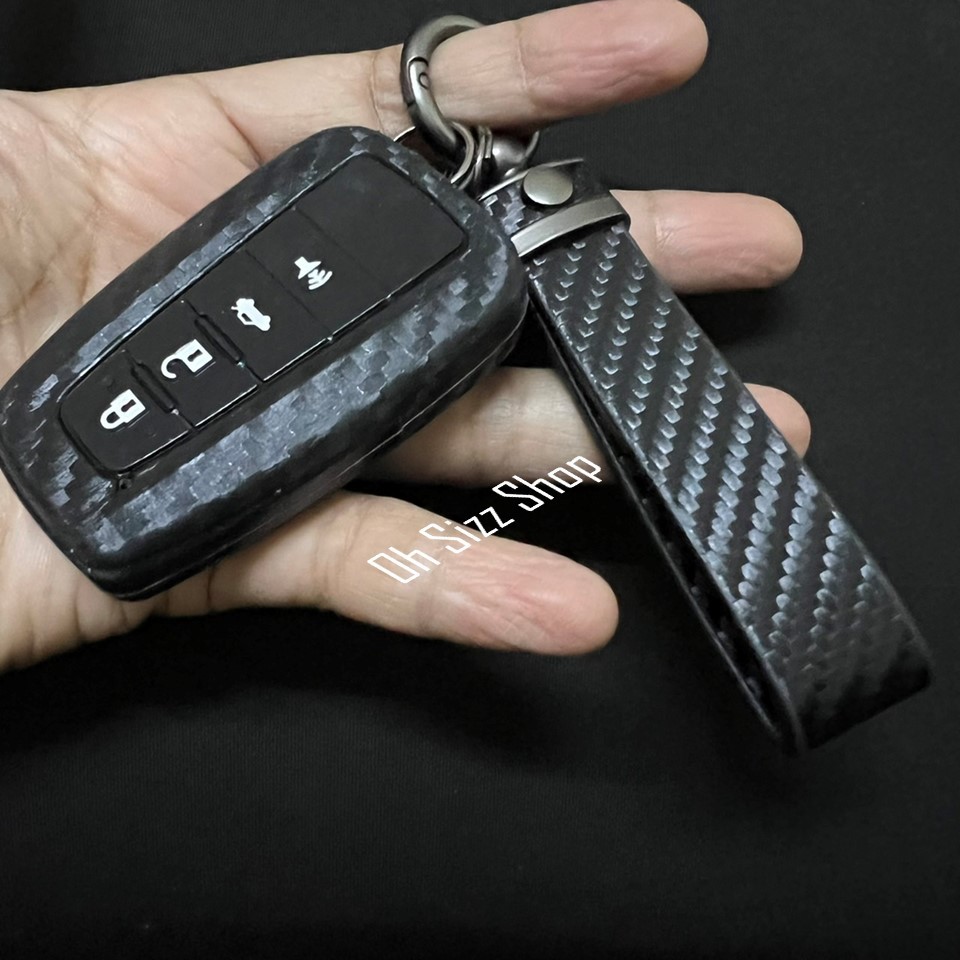 เคสรีโมท Toyota Cross GR Sport, CHR GR  ซิลิโคนลายเคฟล่าหุ้มรีโมทรถ สามารถถอดกุญแจรีโมทได้ (Kevlar Silicone Protective )