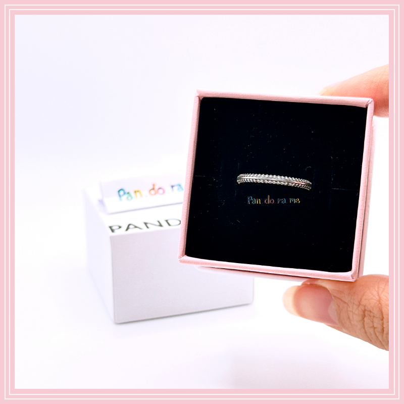 [พร้อมส่ง สินค้าแท้ ] แหวนแพน(สีเงิน) Pan.dora ME Pavé Ring