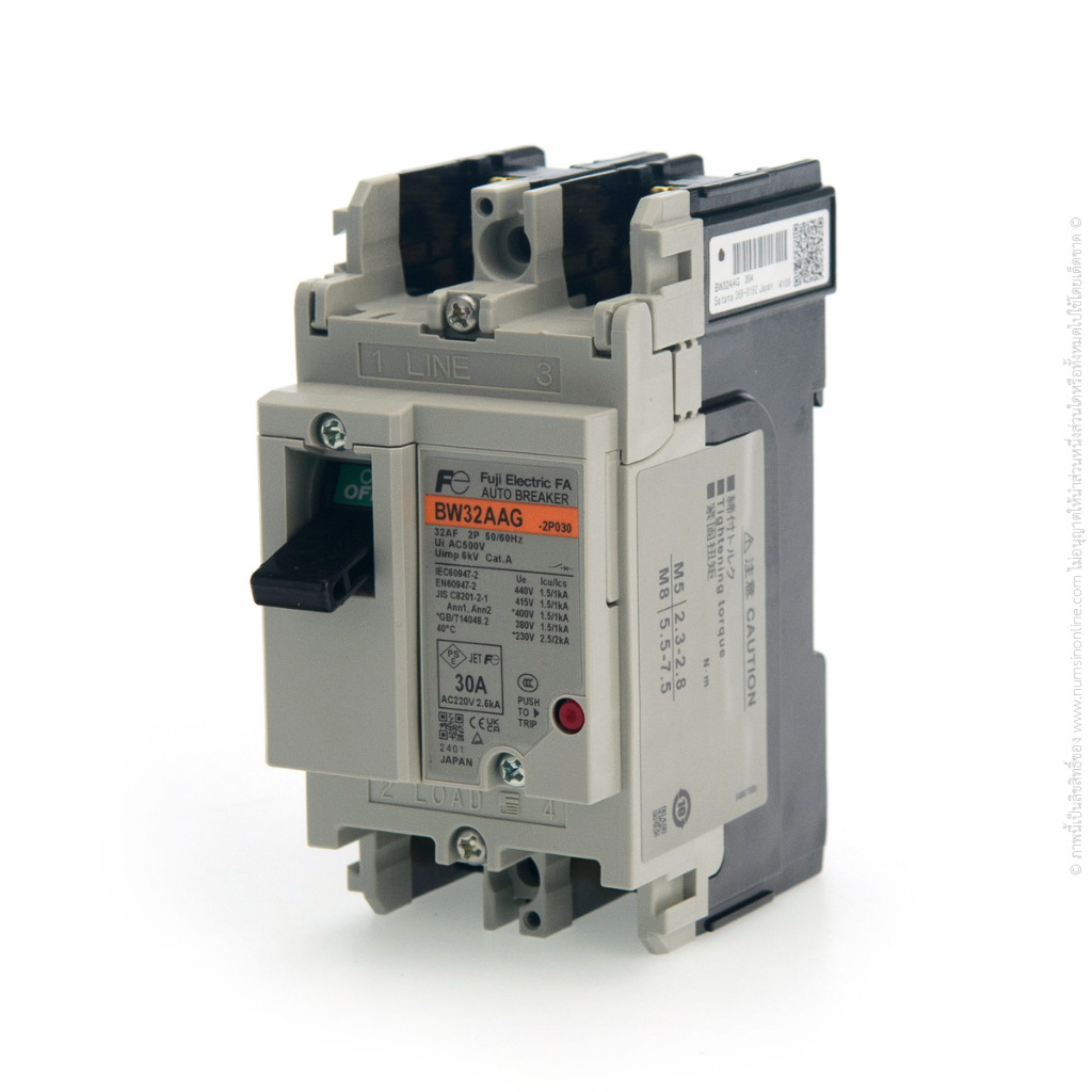 เบรกเกอร์ 30A 2P FUJI BW32AAG