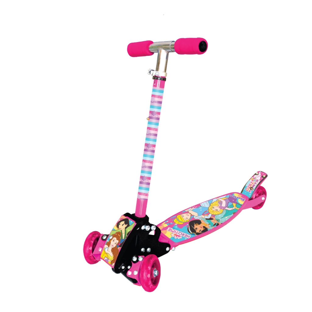 Disney(ดิสนีย์) สกู๊ตเตอร์ 2 ล้อหน้า Princess Scooter
