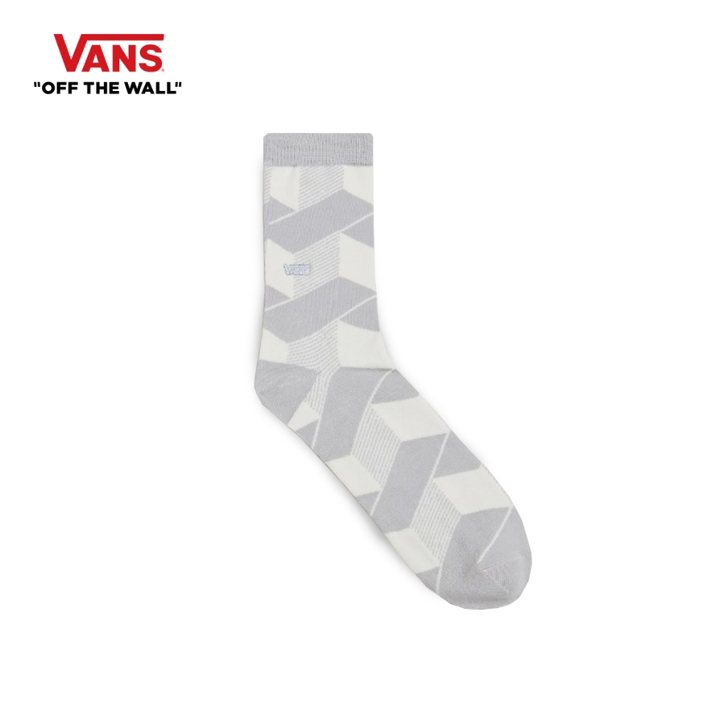 VANS AUTHENTIC CREW - WHITE (5 - 9 US MEN)  ถุงเท้า ถุงเท้าหุ้มข้อ ผู้ชาย ผู้หญิง