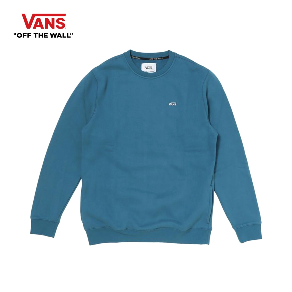 VANS COMFYCUSH CREW FLEECE - MIDNIGHT เสื้อ เสื้อแขนยาว กันหนาว ผู้ชาย ผู้หญิง