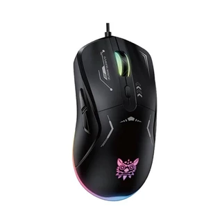 เมาส์ (mouse) iHAVECPU ONIKUMA OKAMI WIRED GAMING MOUSE : BLACK