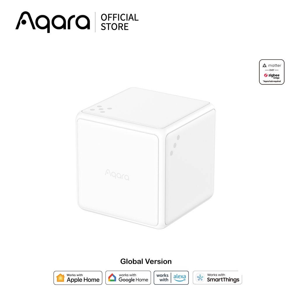 Aqara Cube T1 Pro สวิตช์อัจฉริยะ ควบคุมอุปกรณ์ 10 รูปแบบ รองรับ Zigbee 3.0