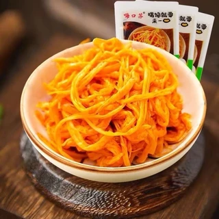 🍄เห็ดเข็มทอง อร่อย พร้อมทาน ขนมทานเล่น 香辣金针菇