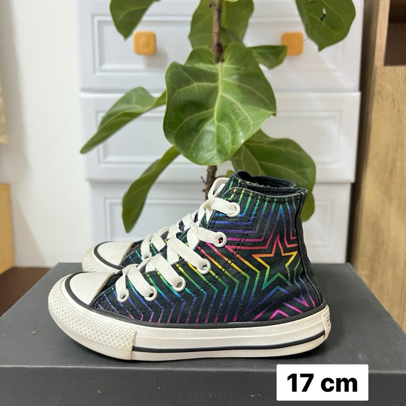 รองเท้าเด็กแบรนด์แท้มือ2 converseหุ้มข้อ