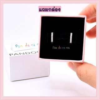 [พร้อมส่ง สินค้าแท้ 💯] ต่างหูแพน รุ่น Sparkling Huggie Hoop …