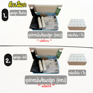 ชุดปลูกผักไฮโดรโปนิกส์ ชุดปลูกผักชี คึ่นช่าย อุปกรณ์ครบ พร้อมปลูก ( **เเถมเมล็ด** )