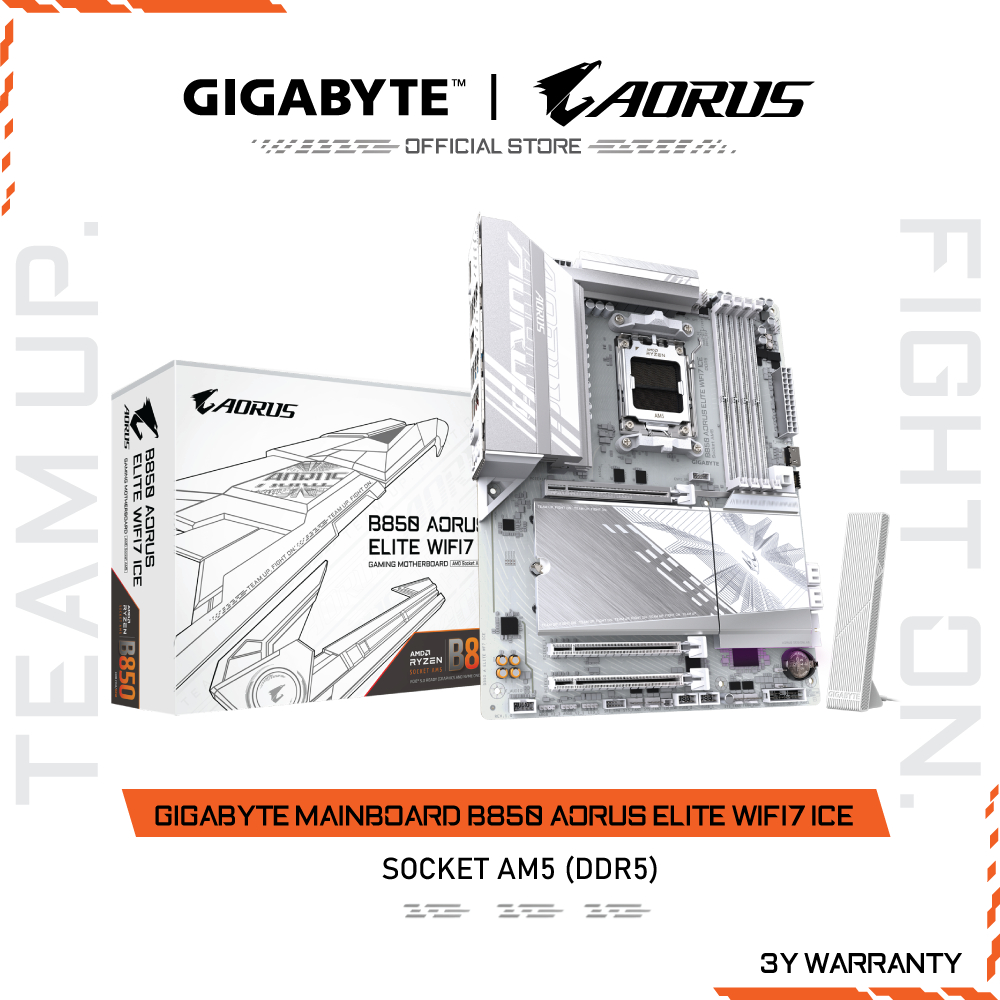 GIGABYTE MAINBOARD B850 AORUS ELITE WIFI7 ICE เมนบอร์ด B850 A ELITE WF7 ICE-1.1