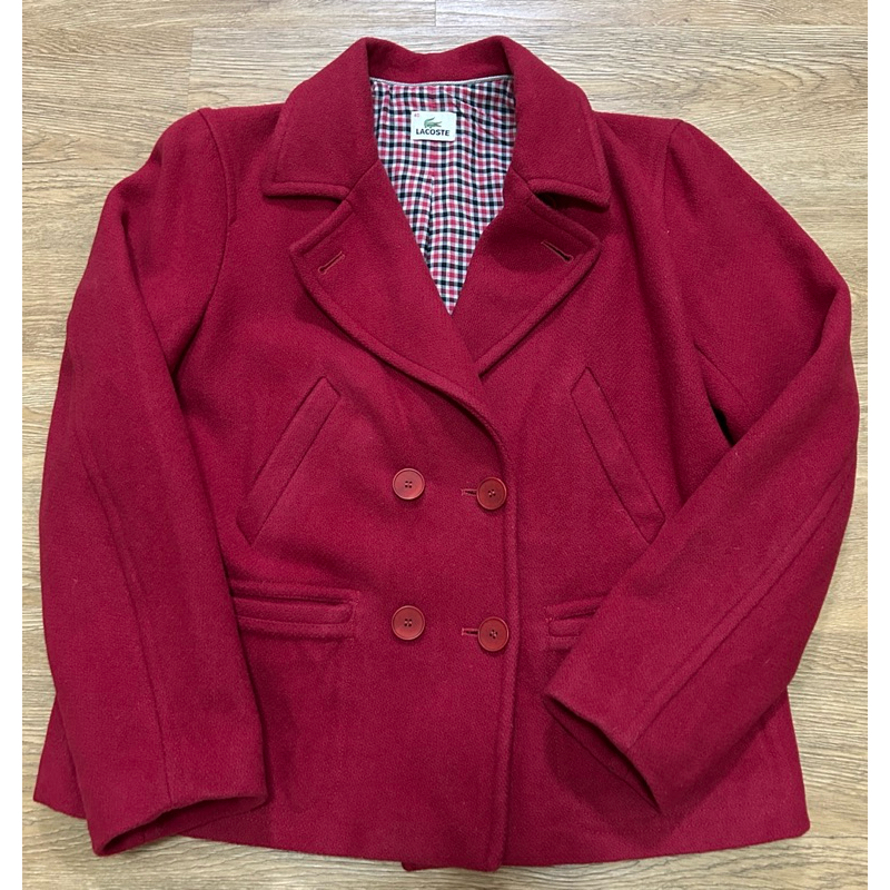 Lactose เสื้อกันหนาว (โค้ทสั้น) สีแดง