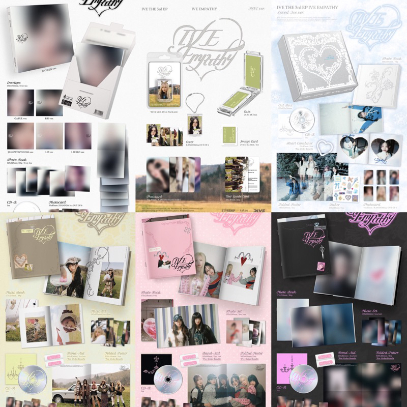 ꒰ Pre-order ꒱ อัลบั้ม IVE แท้ : THE 3rd EP - EMPATHY (ไอบึ)