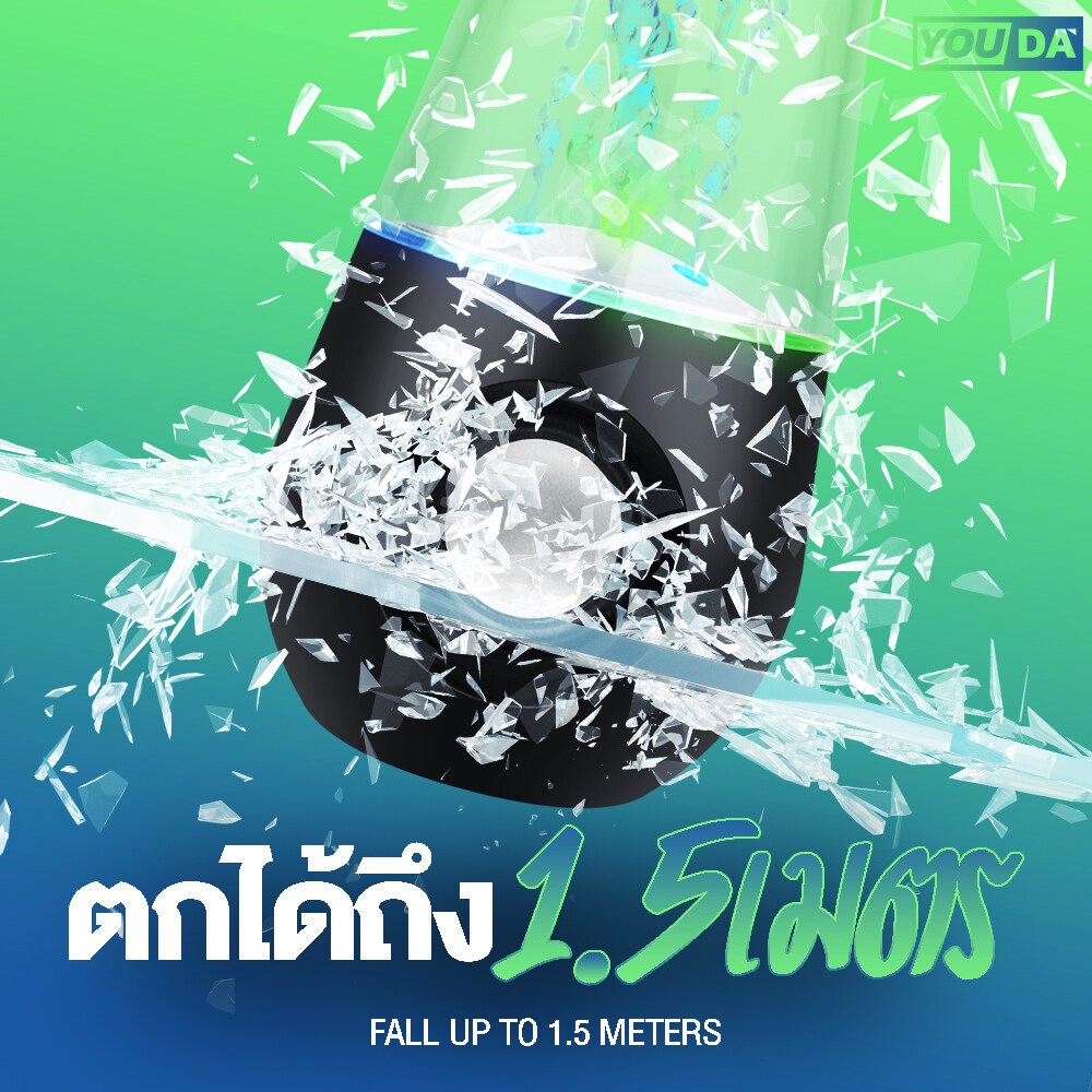 YOUDA ลำโพงคอมพิวเตอร์ 2.0 RGB LED รับประกัน 1ปี มี 2 สีให้เลือก สีดำ / สีขาว ลำโพงน้ำพุมีLED มีน้ำเด้ง YD-N232 ลำโพงคอม - รูปที่ 5