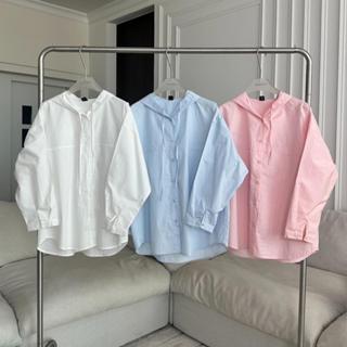 PTH372 เสื้อเชิ้ตฮู้ดดี้ดระดุมหน้า PROMTHONG