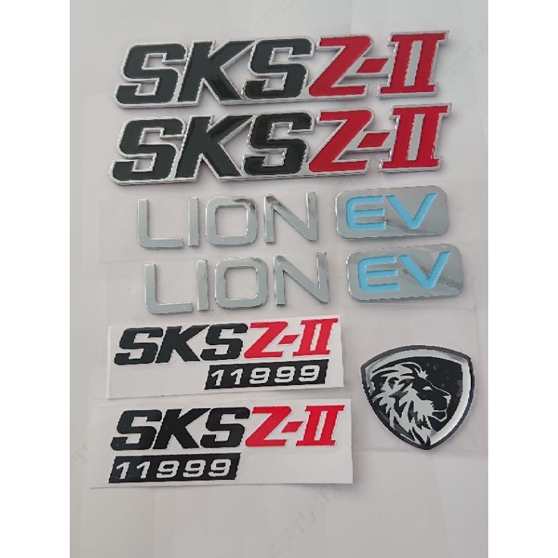 โลโก้​ มอเตอร์​ไซค์​ไฟฟ้า​ LION​ SKS​ Z2​ งานแท้​ ครบชุด