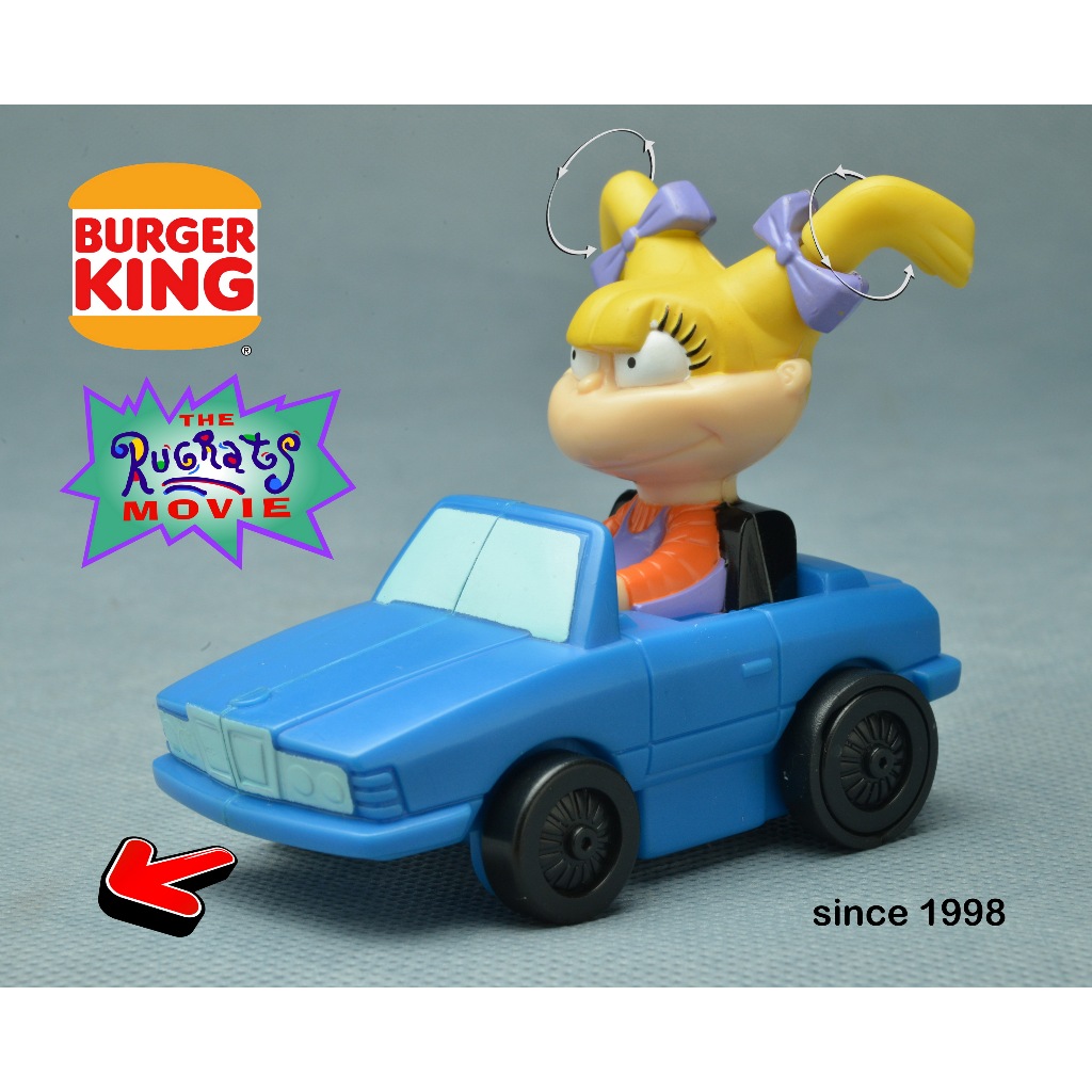 No.171 ของเล่น Fast Food Toy ของ Burger King 1998 ชุด America in Blue Car