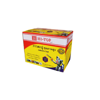 กาวตะปู HI-TOP อเนกประสงค์ ( 1 หลอด ) ติดแน่น ไร้รอยต่อ เนื้อกาวใส ทาสีทับได้ ปริมาณเต็ม 300 ml. ไม้อัด โลหะ กระเบื้อง