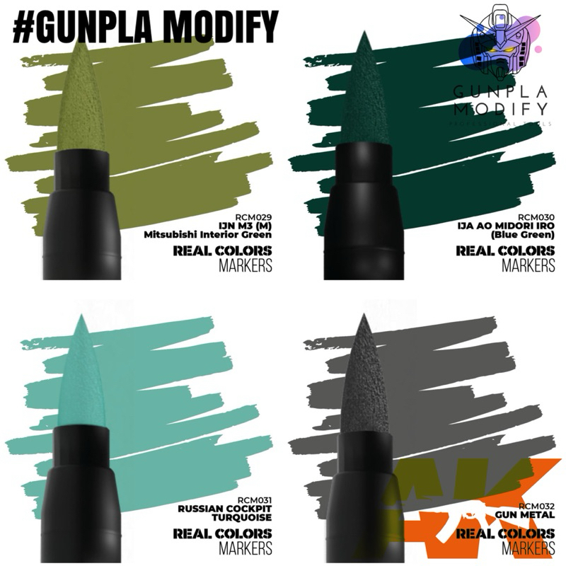 AK INTERACTIVE Real Color Marker ปากกามาร์คเกอร์ ระบายสี อะคริลิคสูตรน้ำ