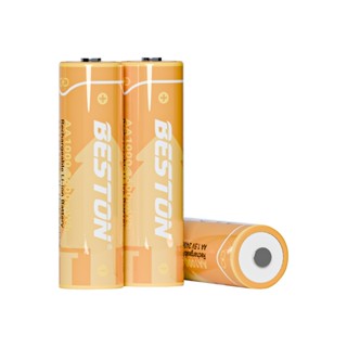 ถ่านชาร์จ BESTON 2AN-100 AA 1.5V 3600mWh Li-ion Battery 4 ก้…