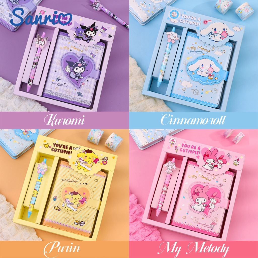 ชุดเครื่องเขียนลายการ์ตูน Kuromi Melody น่ารัก เหมาะกับของขวัญ สําหรับนักเรียน สํา - รูปที่ 7