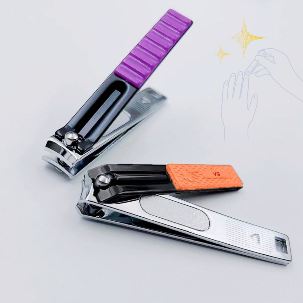 AT.Store กรรไกรตัดเล็บอันใหญ่ ไซส์ BIG หน้ากว้าง ตัดง่ายไม่ต้องออกแรง สแตนเลสอย่างดี แข็งแรงทนทาน สีสันสดใส (คละสี) - รูปที่ 2