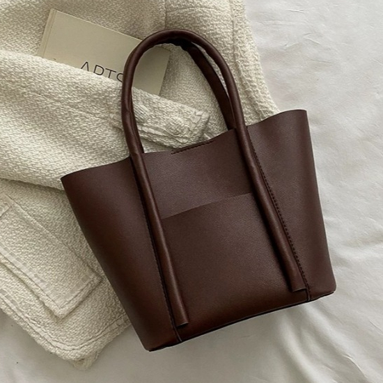 citadel.ecommerce กระเป๋าถือ หนังPU คล้องแขน แฟชั่น ผู้หญิง ทรง TOTE พร้อมส่งในไทย 908