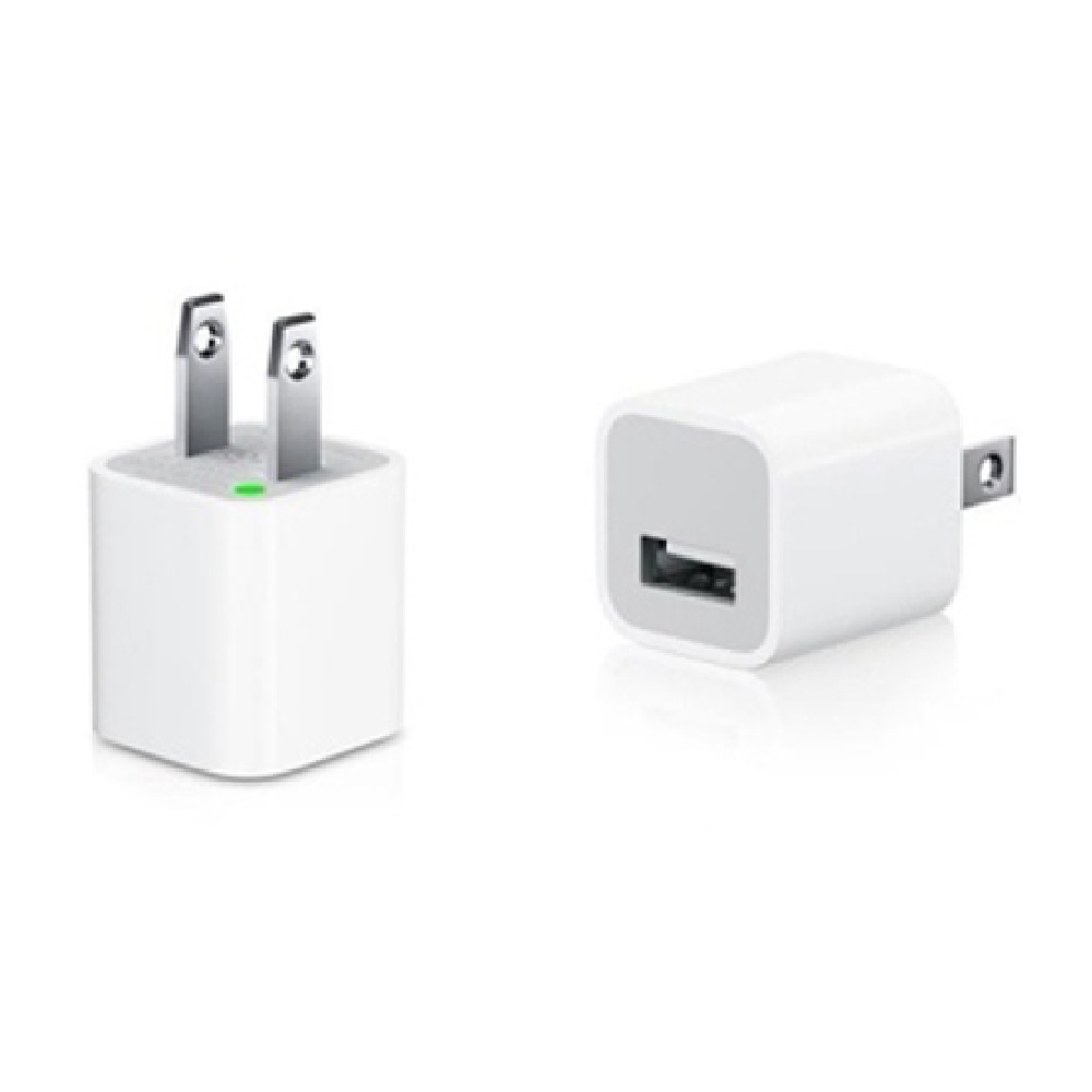 Adapter USB Charger หัวแบน 5V-1A (5W) แปลงไฟ 220V AC เป็น USB Type (A)