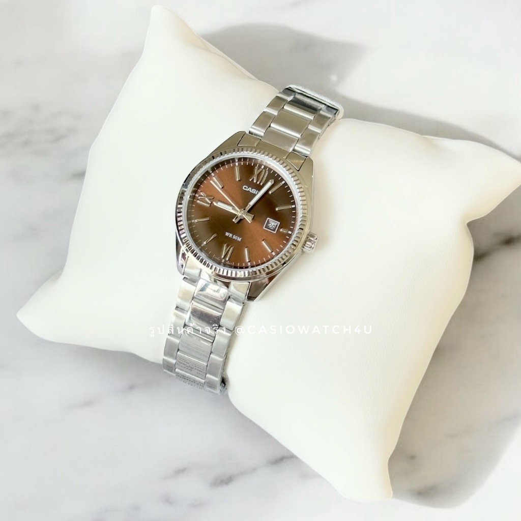 CASIO นาฬิกาข้อมือผู้หญิง รุ่น LTP-1302DD-5A / LTP-1302DD / LTP-1302 ประกันศูนย์เซ็นทรัล cmg