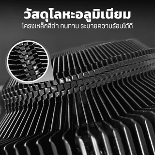 YOUDA พัดลมระบายความร้อน LED RGB 3PIN รับประกัน 1ปี พัดลมคอมพิวเตอร์ 7ใบพัด พัดลมเมนบอร์ด YD-CPL27 พัดลมคอมพิวเตอร์ CPU