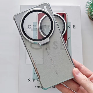 เคส Vivo X300 Pro / X200 Pro / X300 Ultra ส่งจากไทย เคสฝากระจกปิดกล้อง ตั้งได้ ขอบนิ่ม สีไวน์แดง ขาว