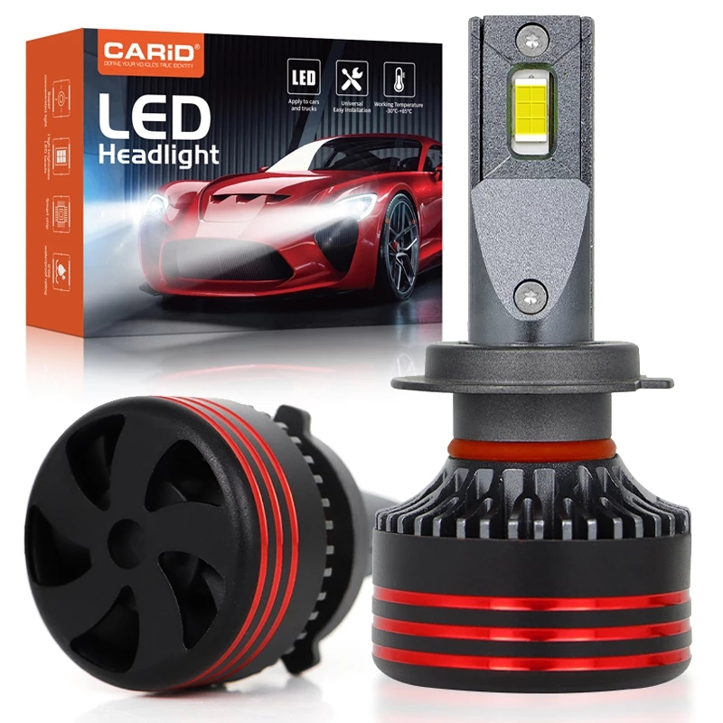 H7 H4 H11 ไฟหน้า LED กำลังสูง 120 วัตต์ H1 H8 H9 HB4 HB3 9005 9006 9012ไฟเทอร์โบ 6000K ไฟรถยนต์สีขาว