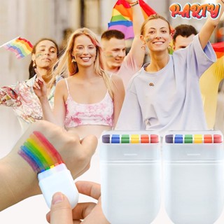Big Party 🌈🌈LGBT ปากกาเพ้นท์หน้า เพ้นท์หน้า สีรุ้ง ดินสอเขีย…