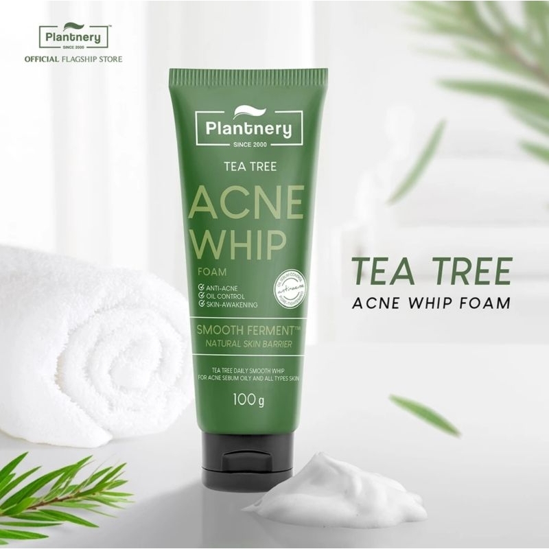 Plantnery Tea Tree Acne Whip Foam วิปโฟม 100 กรัม
